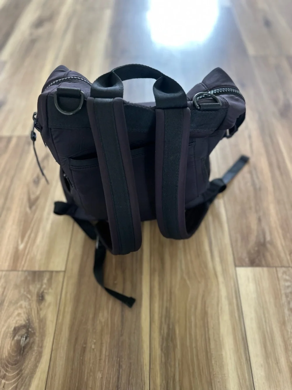 Dagne Dover indi neoprene black diaper bag